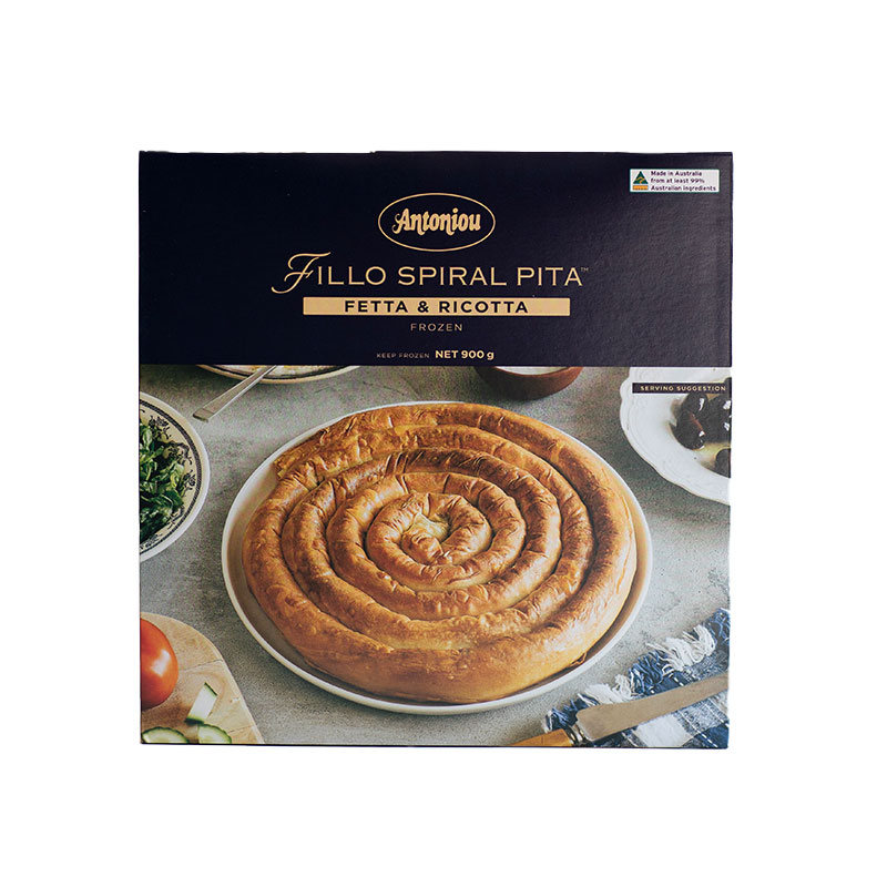 Antoniou- Filo Spiral Fetta & Ricotta 8x900gm
