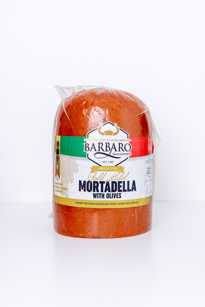 Barbaro Mortadella Olive Half r/w 4.5kg