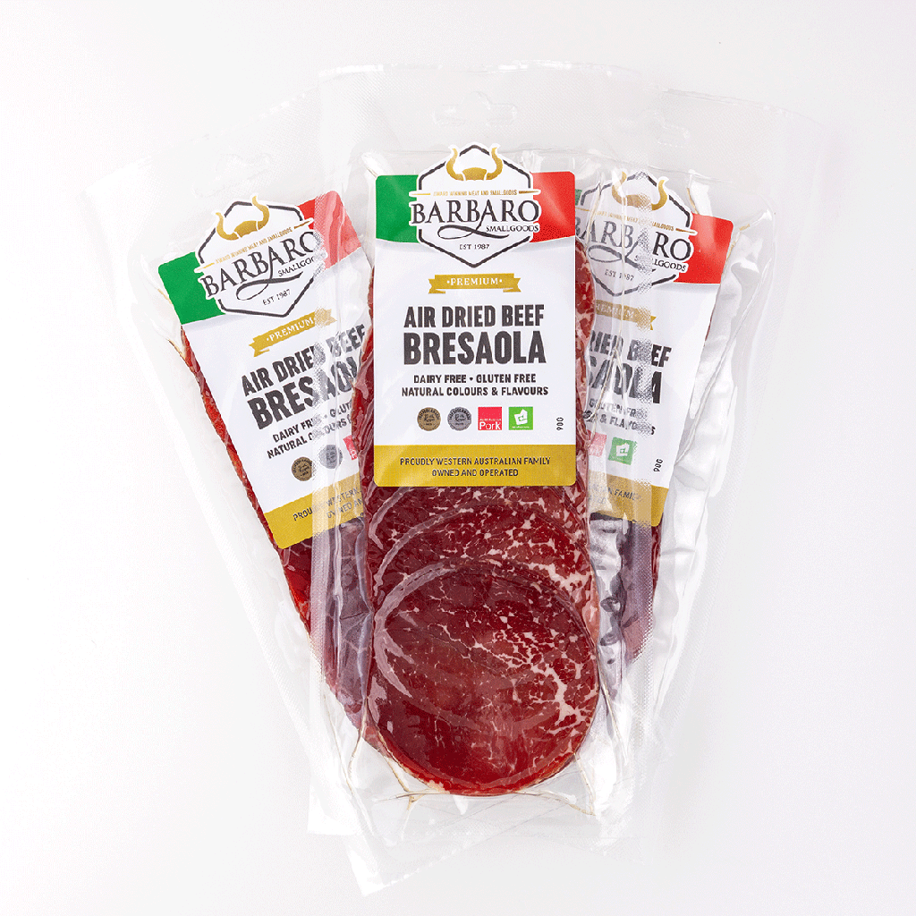 Barbaro Retail Bresaola 12 x 90g