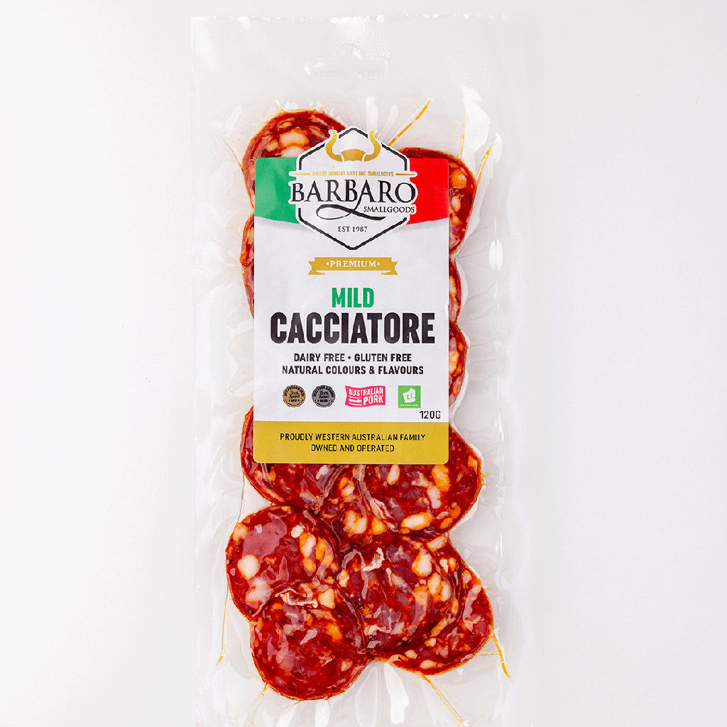 barbaro RETAIL cacciatore mild 12 x 120g [B]