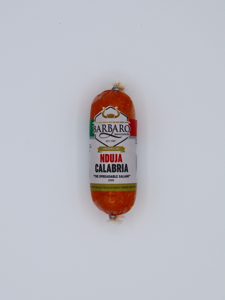 Barbaro- Retail Nduja 15 x 200g