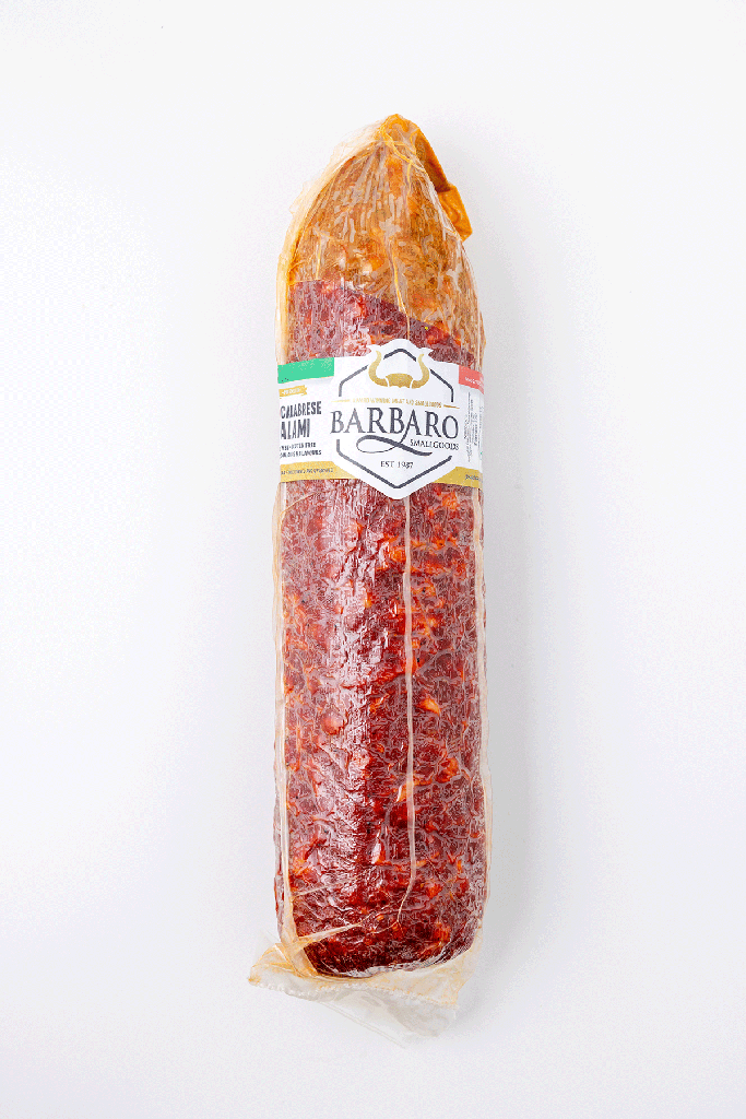 barbaro salami calabrese hot r/w  (2) (K)