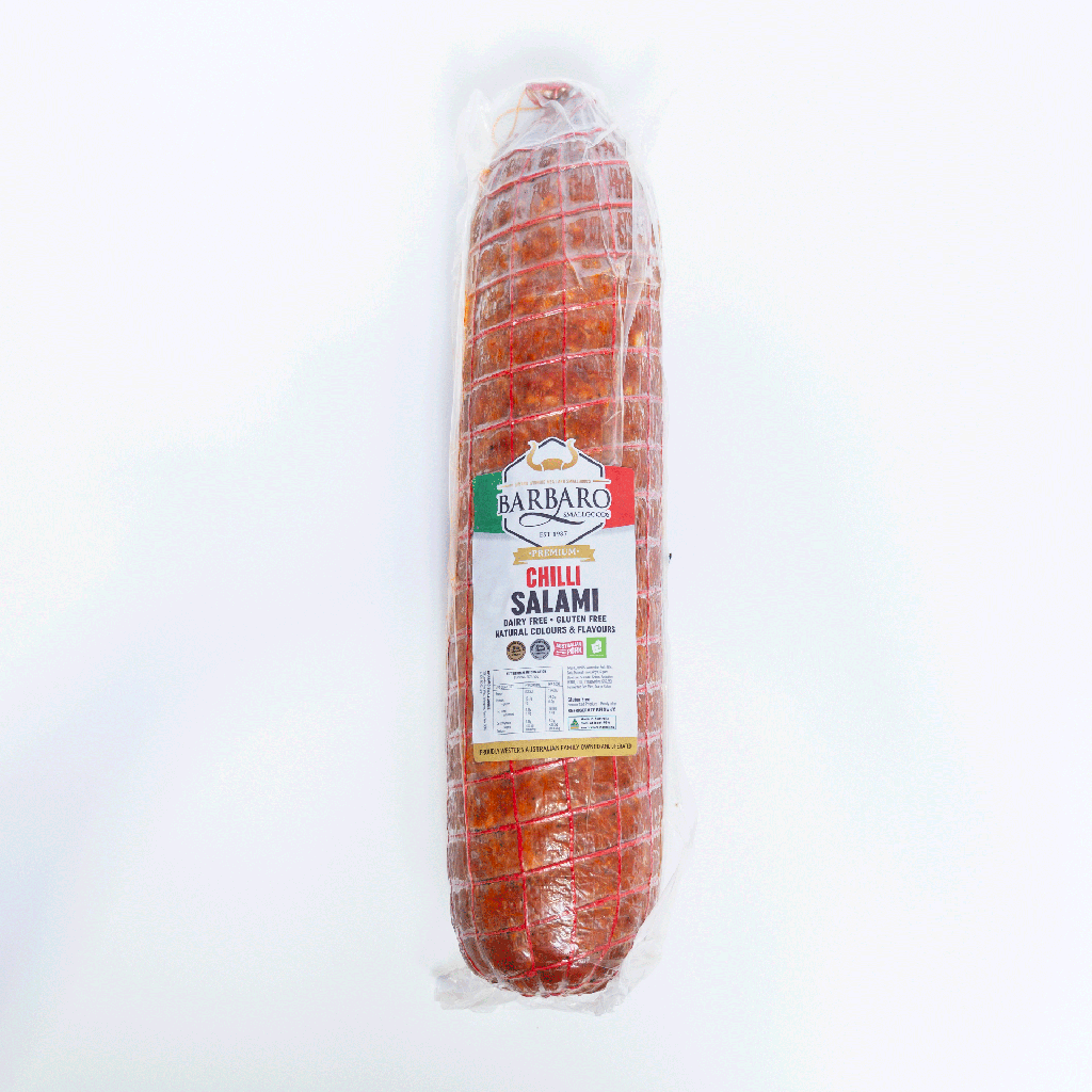 Barbaro Salami Chilli Ex Hot r/w 2kg