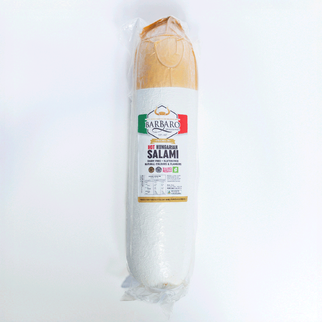 Barbaro Salami Hungarian Hot r/w 2kg