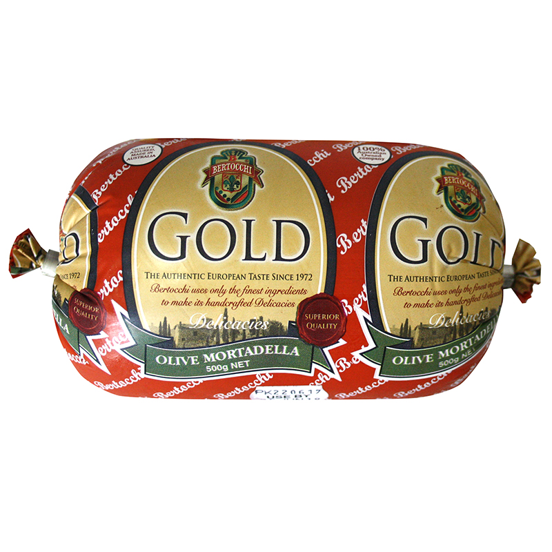 Bertocchi- Mortadella W Olive 10 x 500g