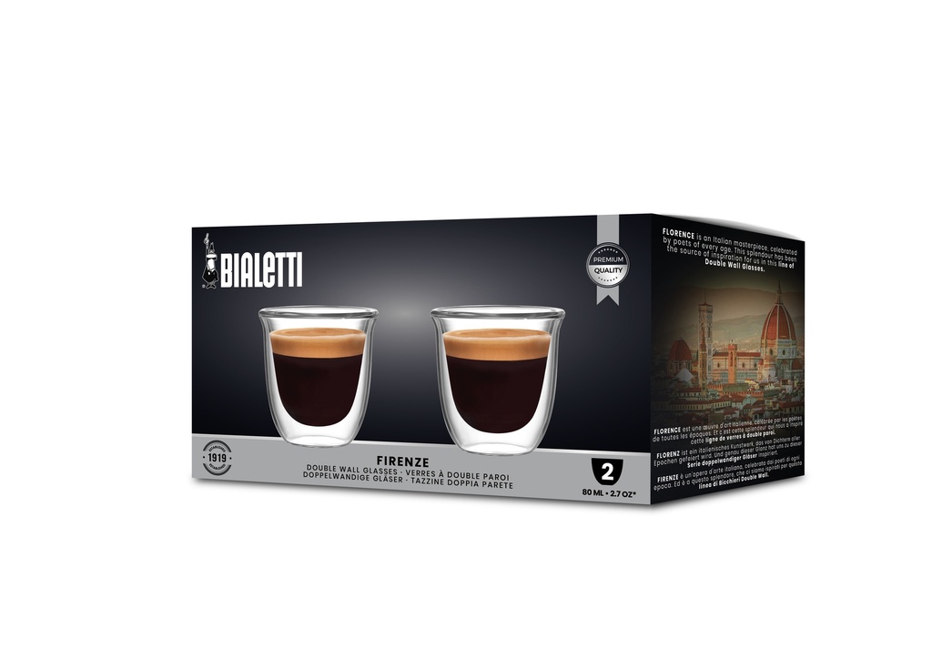 Bialetti- Firenze 80ml 2Pc Gift Set * (DBW013)