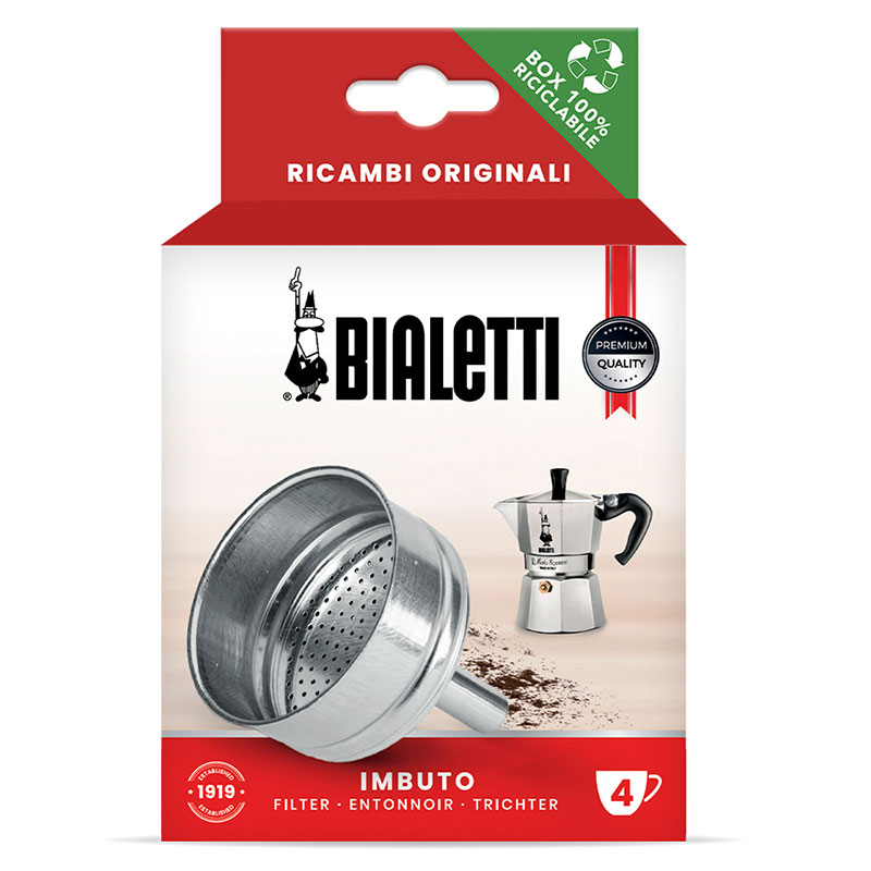 Bialetti- Funnel 4 Cups x 6* (800134)