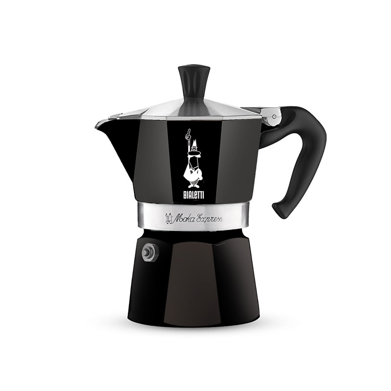Bialetti- Moka Express Black 6 Cup* (4953)