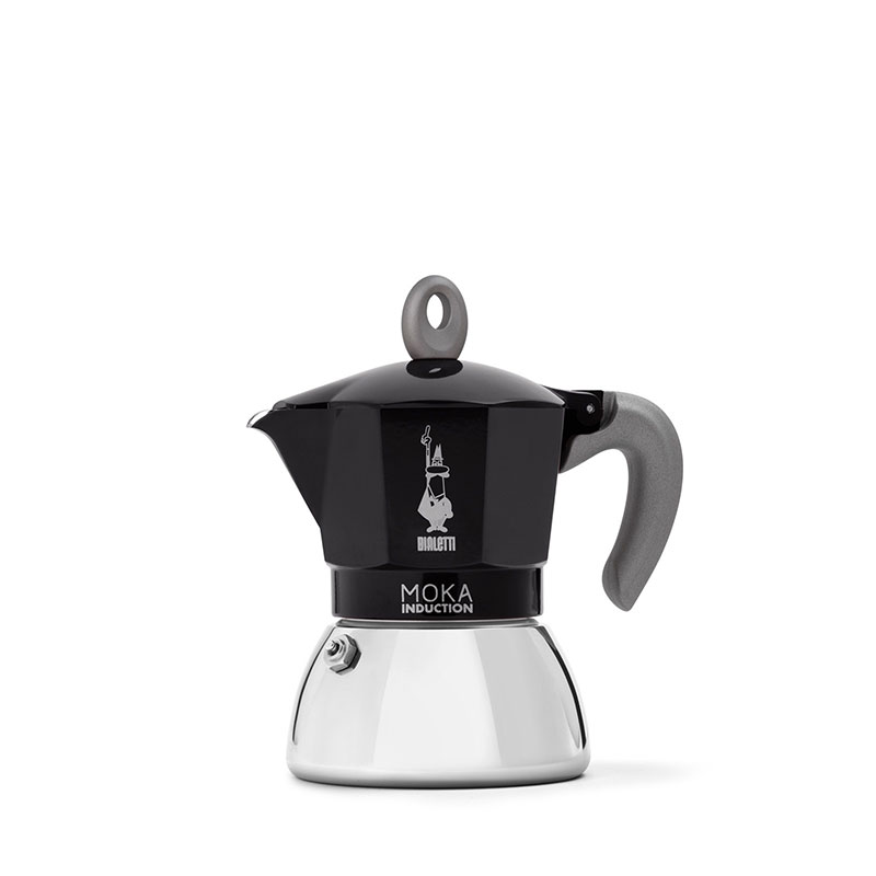 Bialetti- Moka Induction Black 4 Cup* (6934)