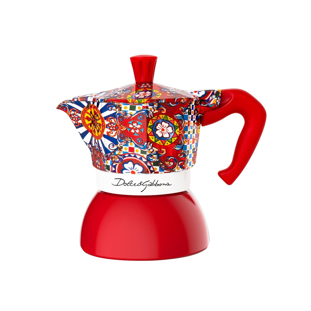 bialetti 5337 moka induction D&G 2 cup* [U]Red