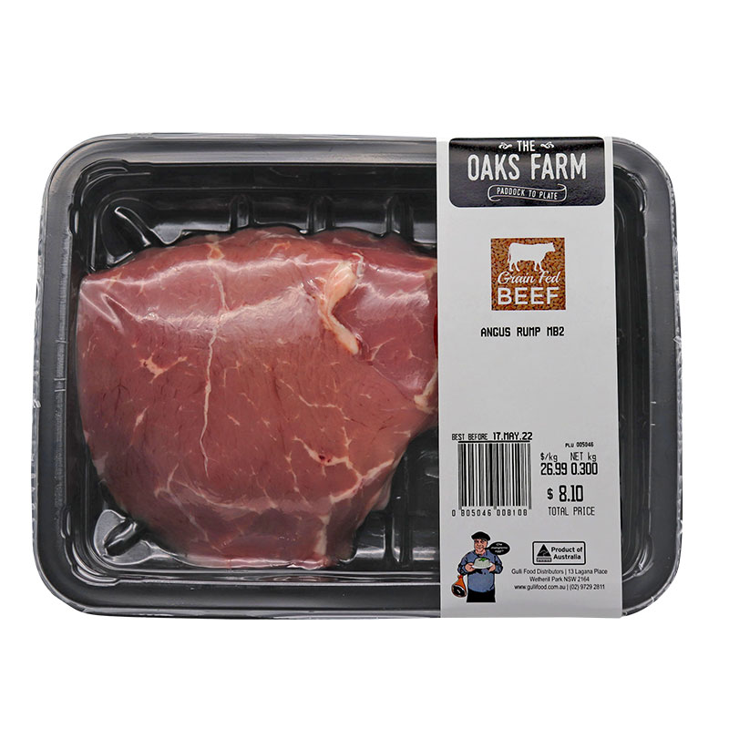 The Oaks Retail Trays Angus Rump Mb2