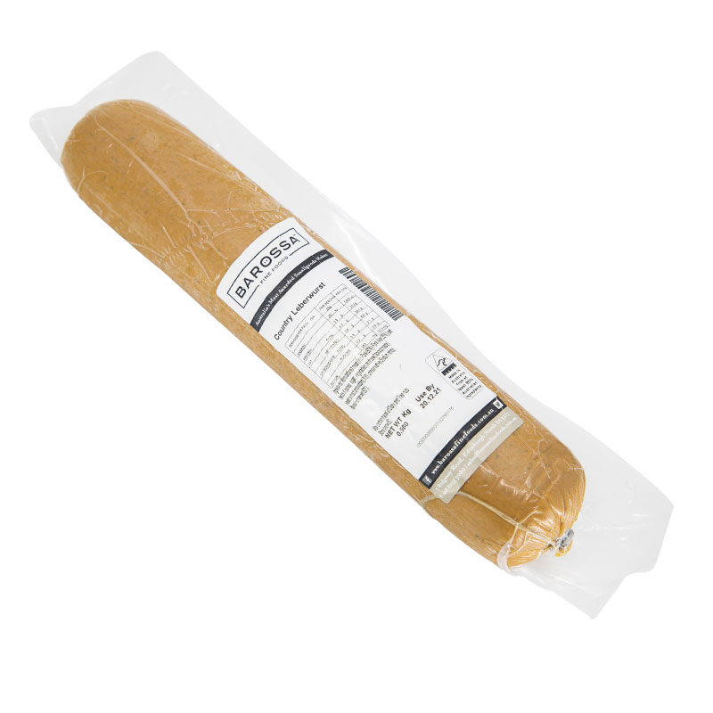 Barossa Fine Foods- Country Leberwurst r/w 740g