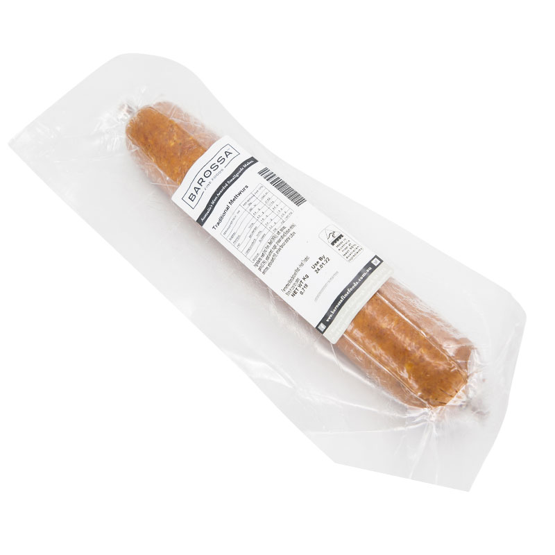 Barossa Fine Foods- Mettwurst Garlic Long r/w 700g