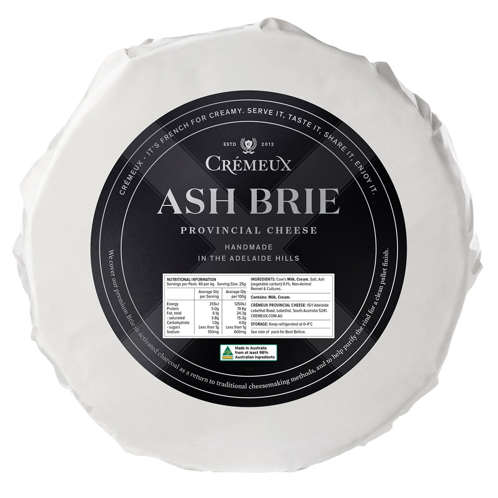 Cremeux- Brie Ash 2 x 1kg