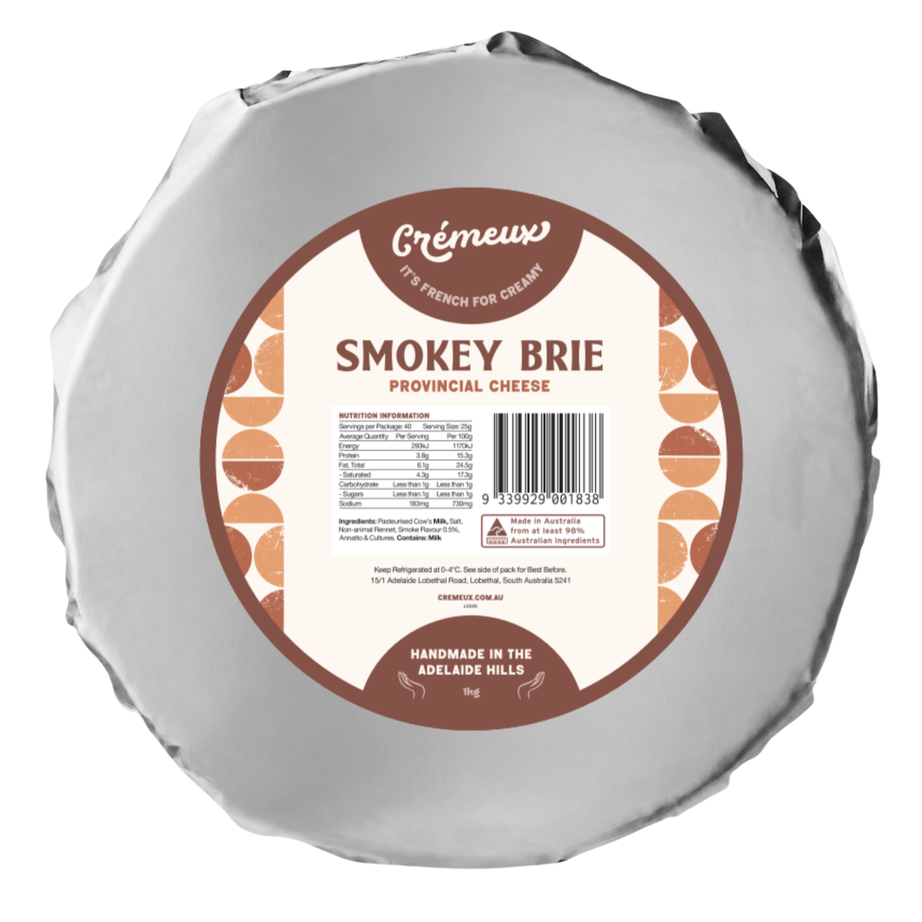 Cremeux- Smoked Brie 2 x 1kg