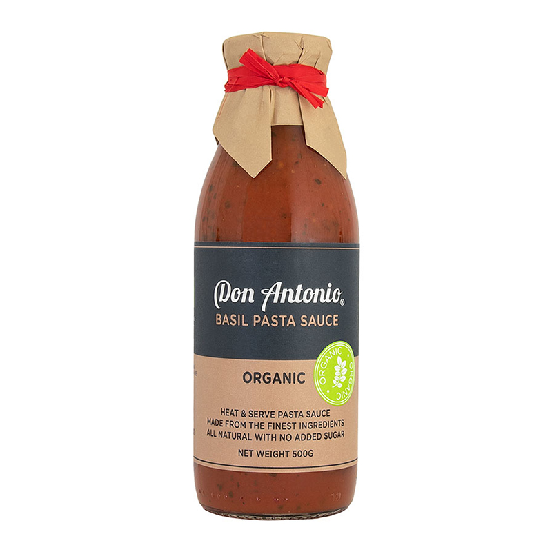 Don Antonio- Organic Basil Sauce 6x500g