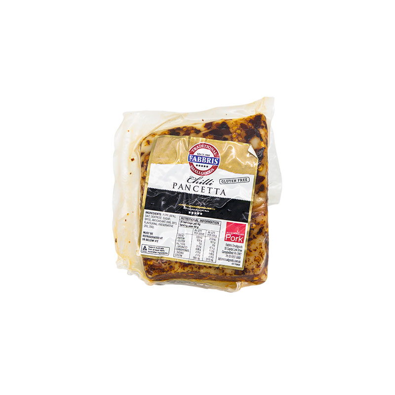 Fabbris- Pancetta Stessa Hot Portions