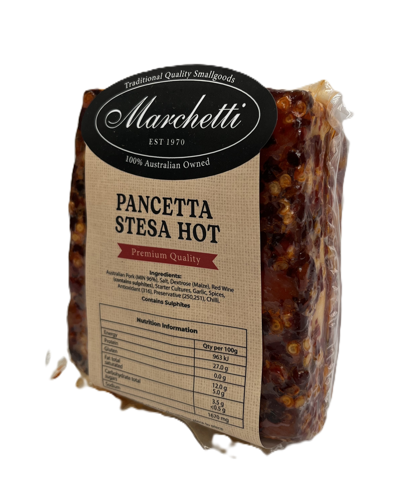 Marchetti- Pancetta Stessa Hot Portions r/w 300g