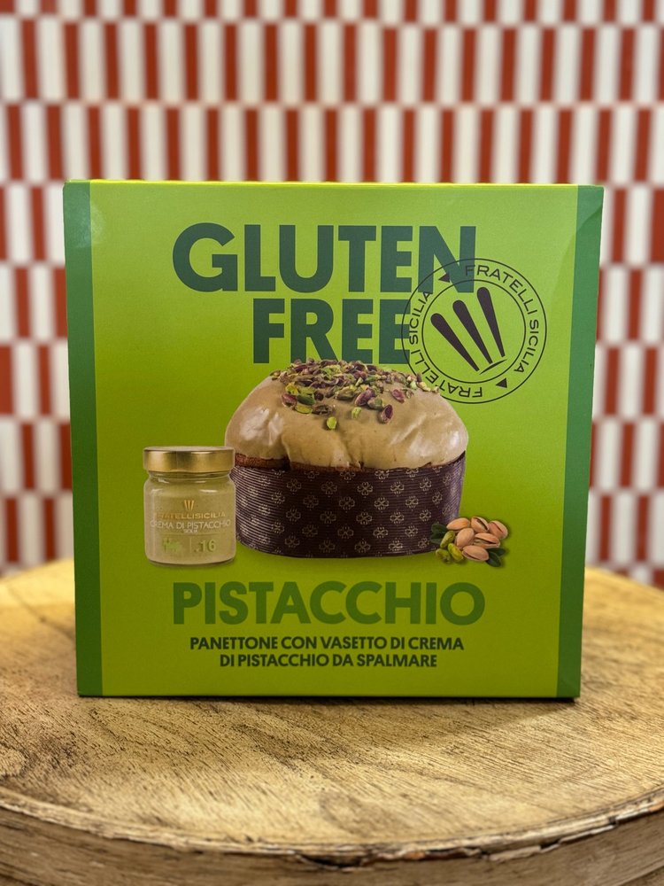 Fratelli 120- Panettone G/Free Pistachio & 100gm cream jar 6 x 500g*