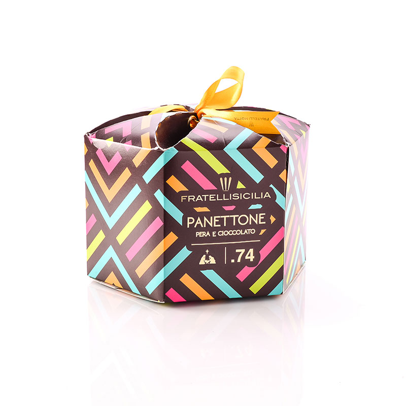 Fratelli 74B Panettone pear & choc 6 x 500g*[B]