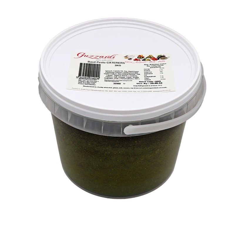 guzz  basil pesto caterers 2kg (4) [U]