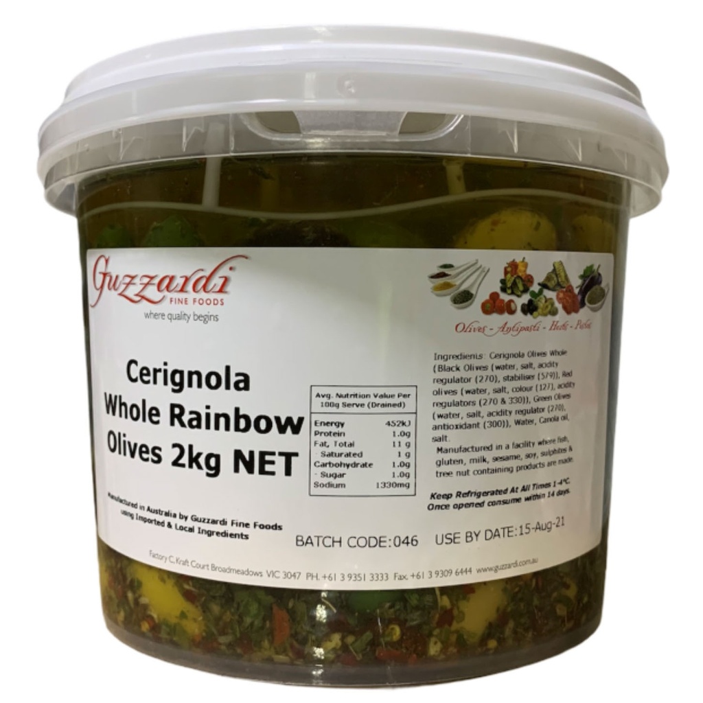 Guzzardi- Cerignola Rainbow Mix 2kg