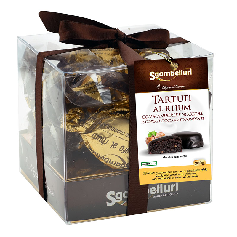 Sgambelluri- Cubo Tartufi al Rhum 200gx12* (364)