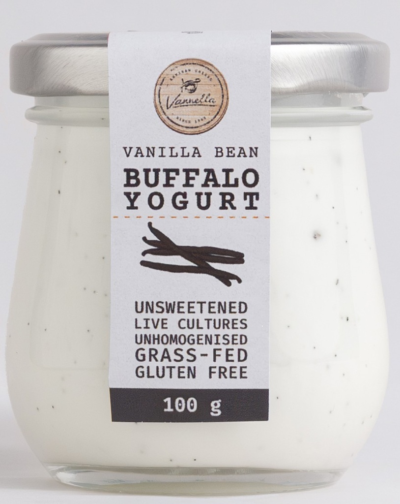 Vannella- Buffalo Vanilla Pot-Set Yoghurt 12 x 100gm