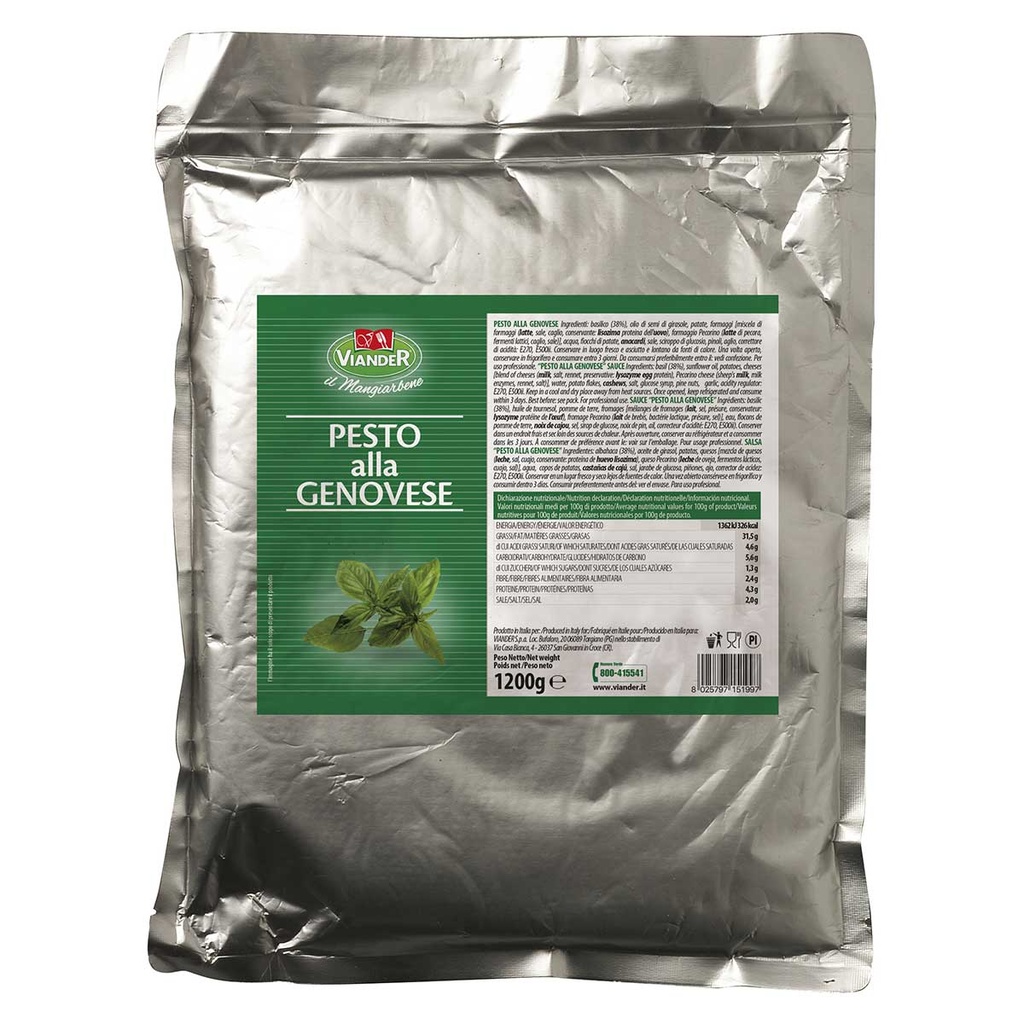 Viander- Pesto Genovese In Bag 1.2kg