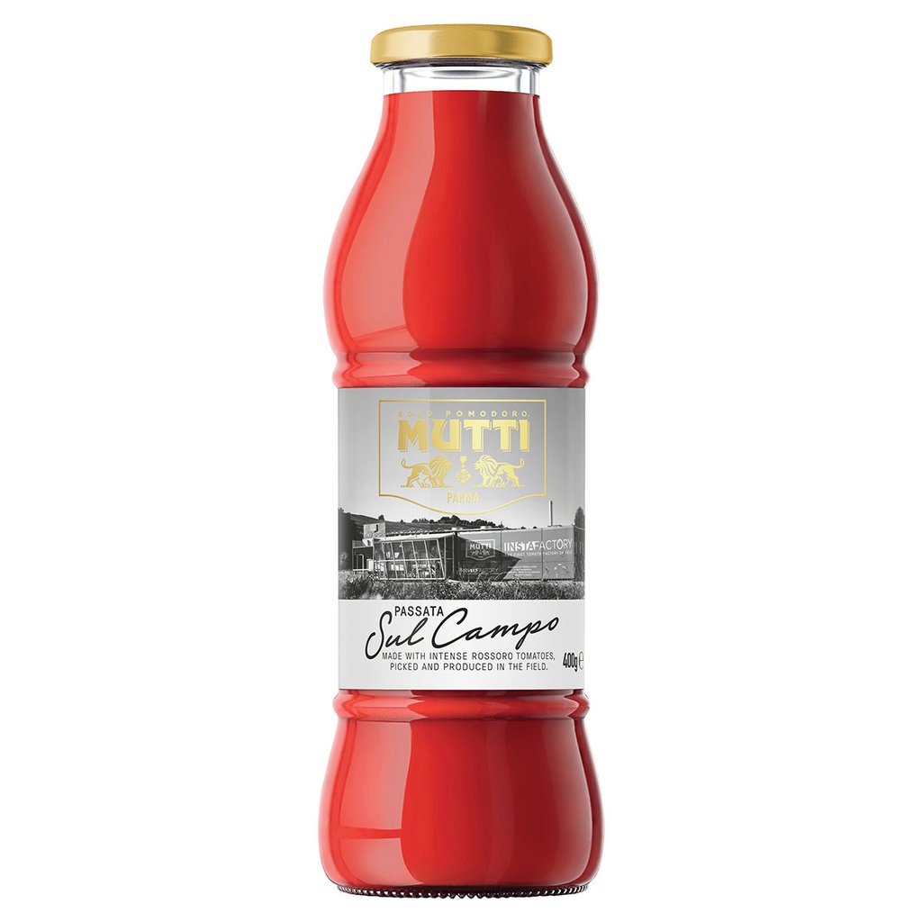 Mutti- Regional Passata Sauce Sul Campo 6x400gm