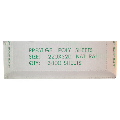 Poly Sheets  220 x 320mm