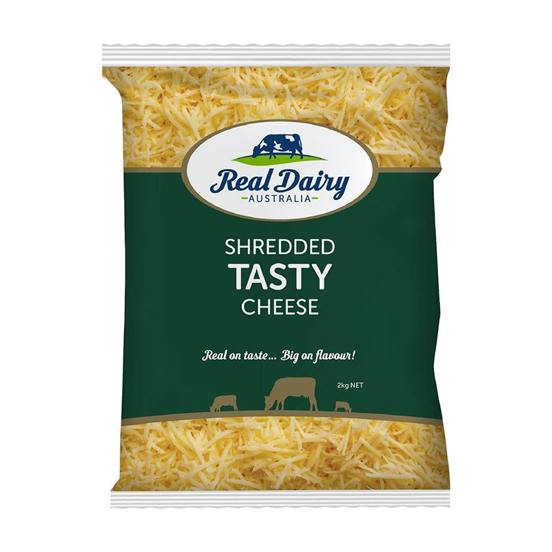 Real Dairy- Tasty Fine Shredded 2kg x 6