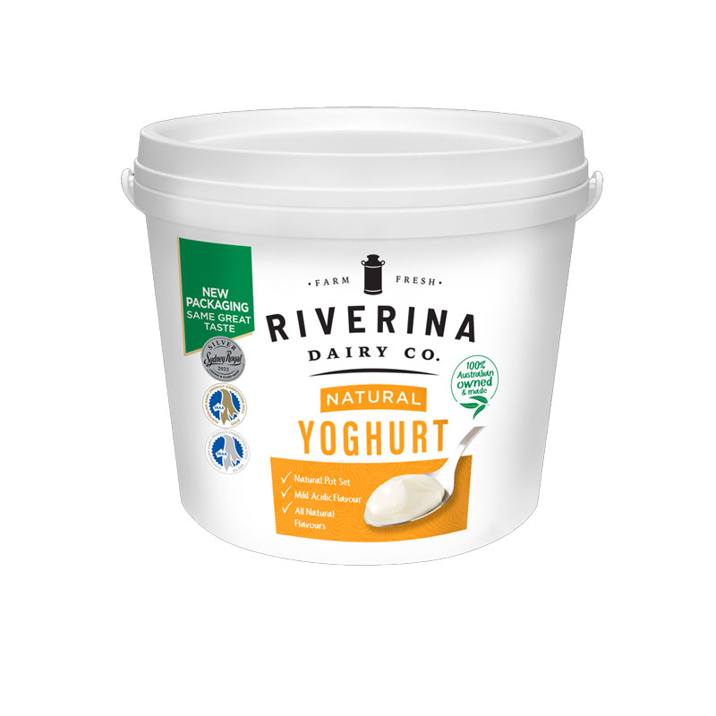 riverina yoghurt natural 2kg (6) [U]