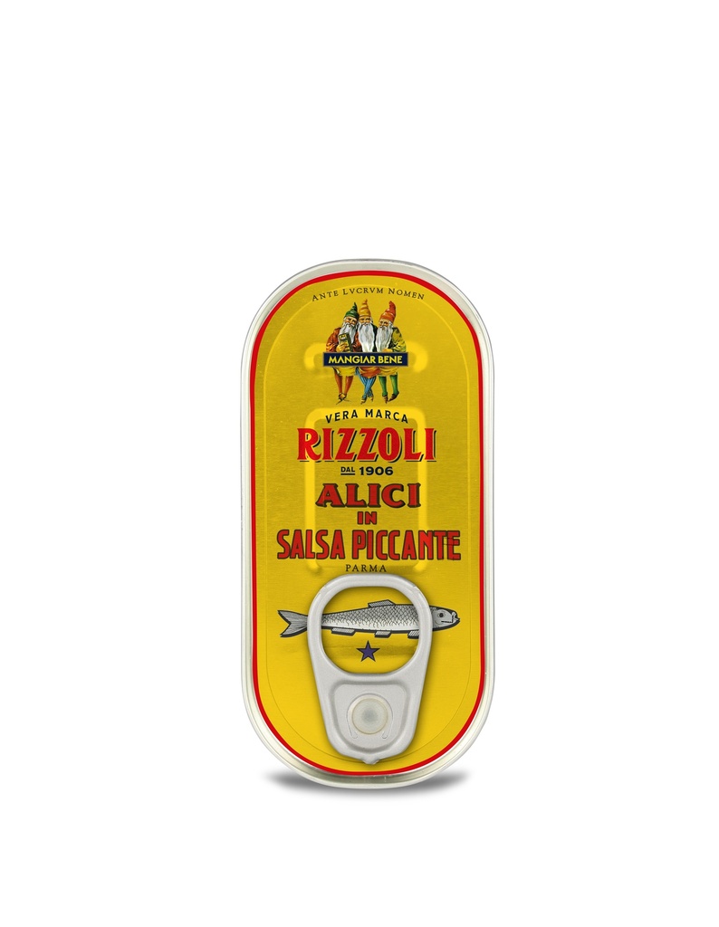Rizzoli- Anchovy Fillets In Spicy Sauce 18 x 50g (00053)
