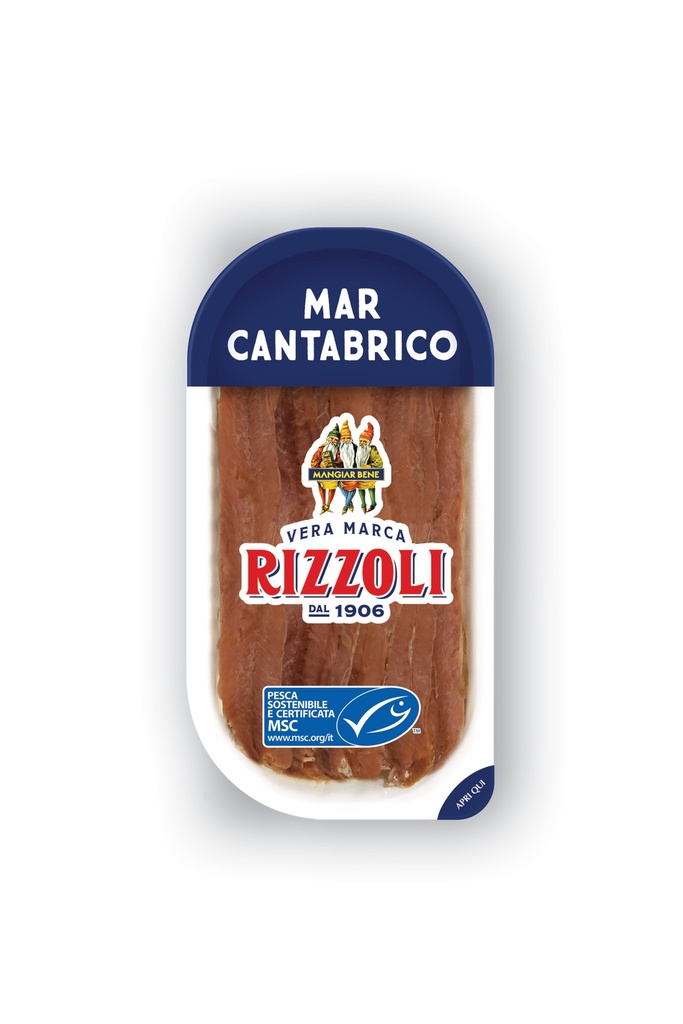 Rizzoli- Anchovy Fillets Cantabr Sunflower Oil 26x40g