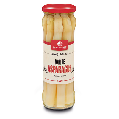 Sandhurst- Asparagus White 6 x 330g (WHITEASP330)