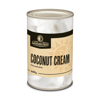 Sandhurst coconut CREAM 24 x 400g (COCOCR400) [B]