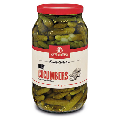 SANDHURST BABY CUCUMBERS 1.9kg (CORNICHON1.9) [U]