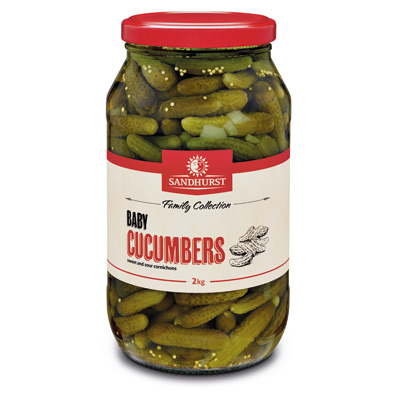 Sandhurst- Baby Cucumbers 1.9kg (CORNICHON1.9)
