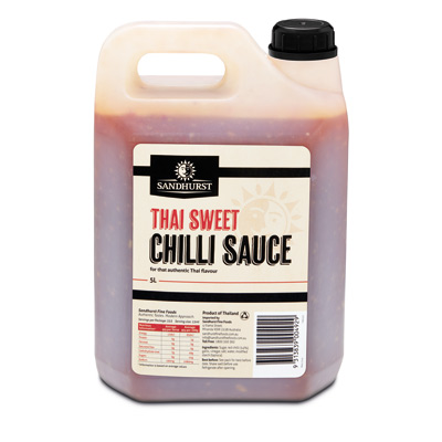 SANDHURST THAI SWEET CHILLI SAUCE 5L (THAI52) [U]