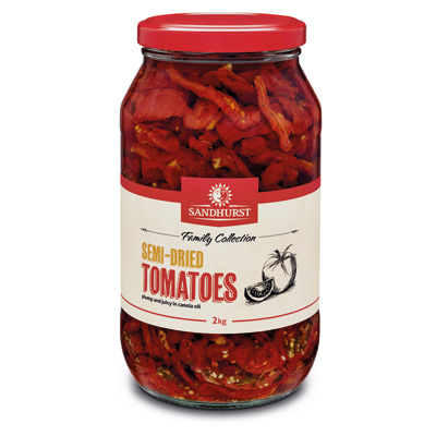 Sandhurst- Tomatoes Semi Dried 1.8kg (SMT2)