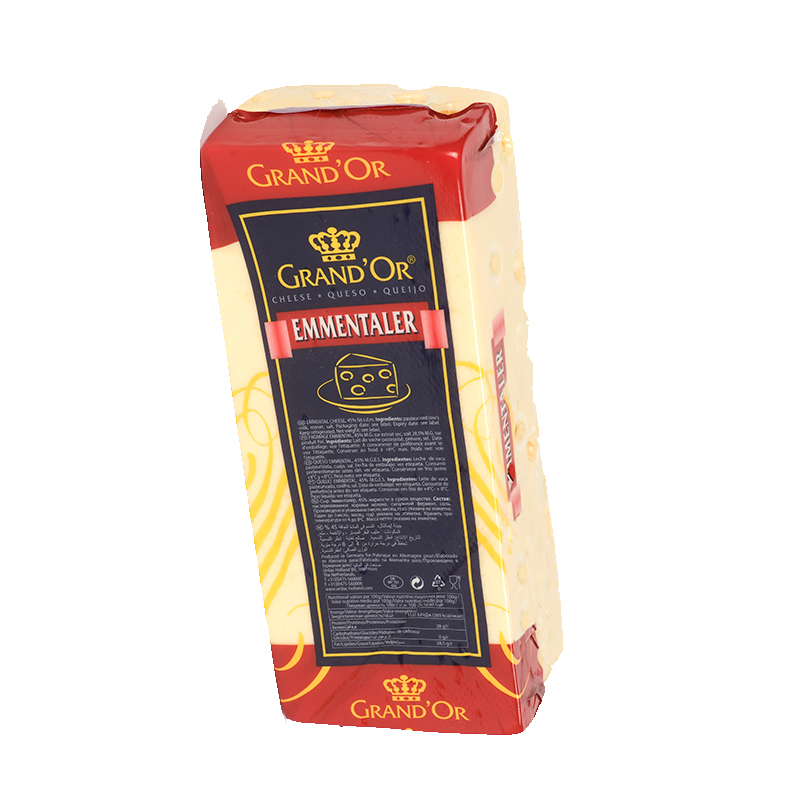 grand'or emmentaler cheese block 3kg [K]