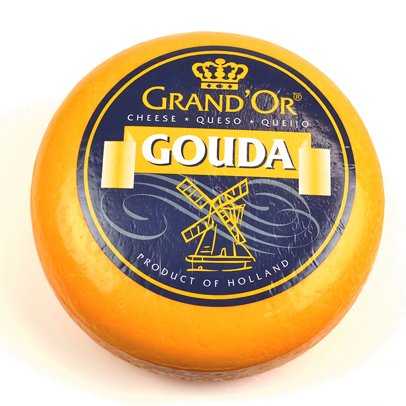 grand'or gouda cheese wheel 4.5kg [K]