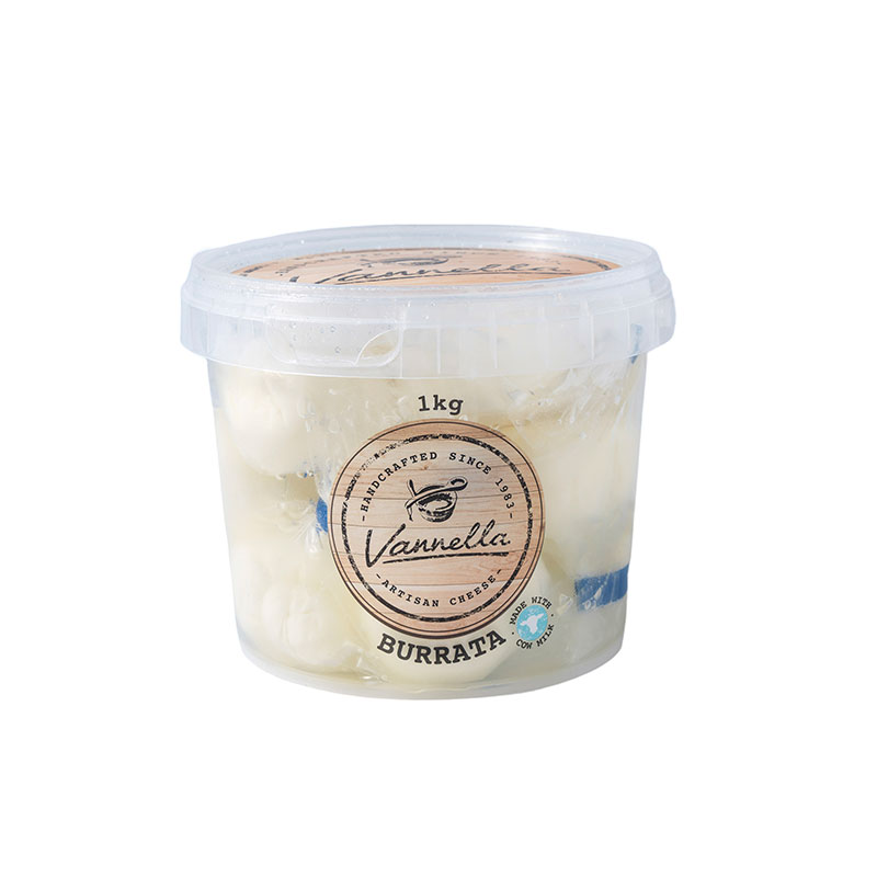 Vannella- Burrata 1kg (10 x 100g)