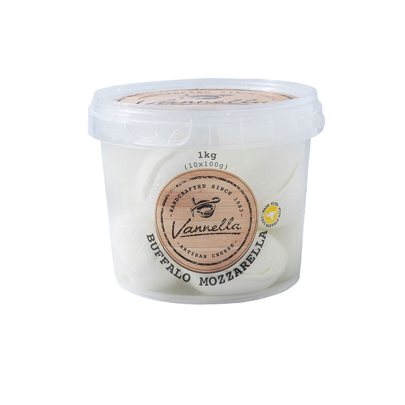 Vannella- Buffalo Mozzarella 1kg (8 x 125g)