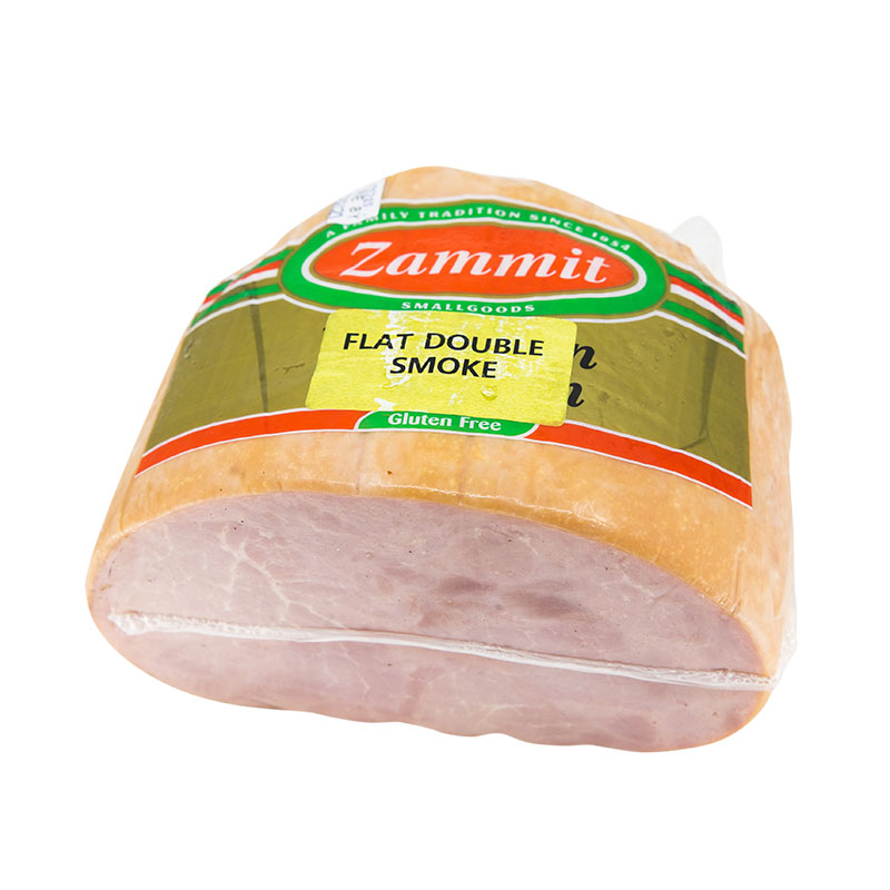 zammit ham double smoked flat 1.8kg (6)[K]