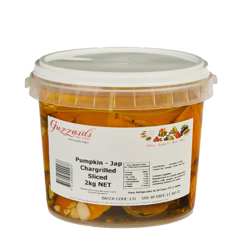 Guzzardi- Pumpkin Grilled Fresh 2kg