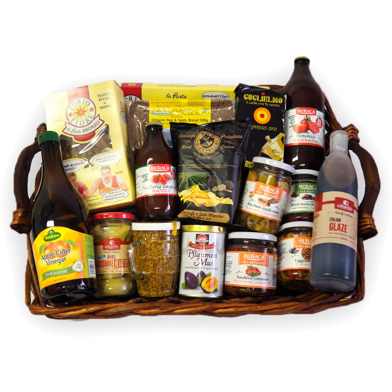 large gourmet dry goods hamper* [U]