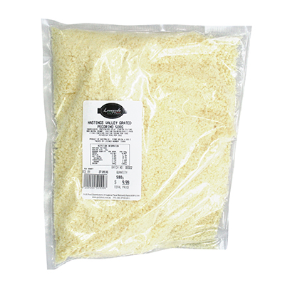 hasting valley pecorino grated 500g (16) [U]