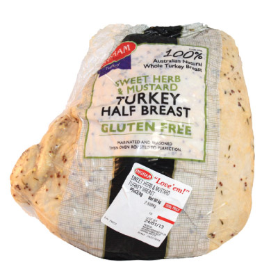 Ingham Turkey Herb & Mustard r/w 2.2kg